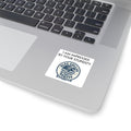 Blue Collar Quotes Square Sticker — "I Am Impressed By Your Stupidity" Novelty Laptop Decal
