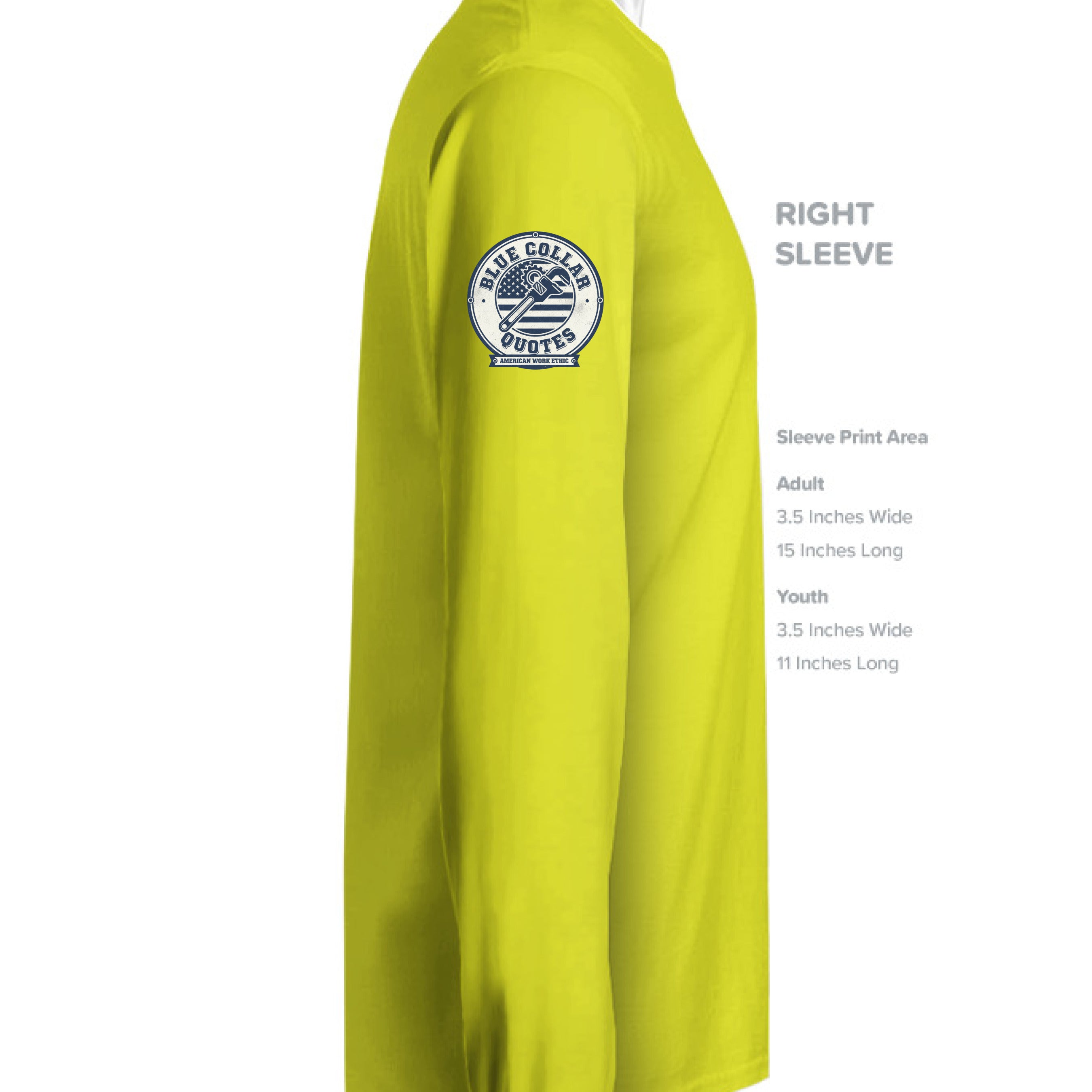 Safety Yellow - SLEEVE_RIGHT