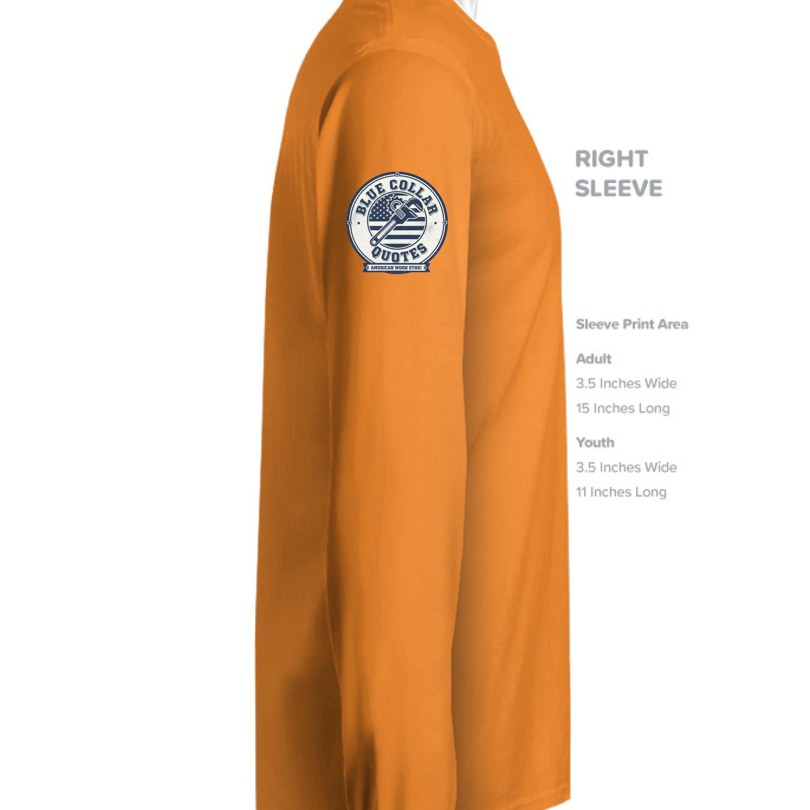 Safety Orange - SLEEVE_RIGHT