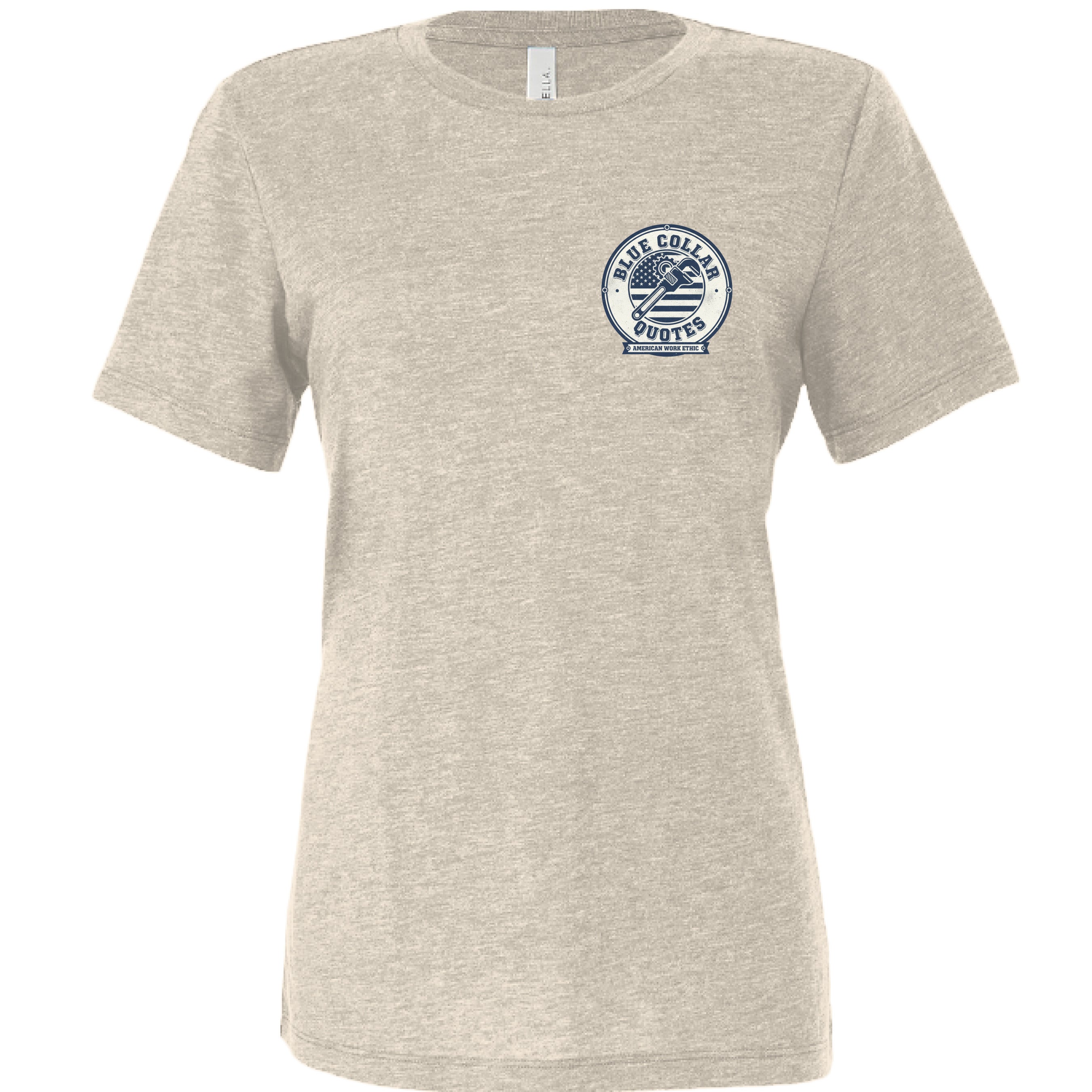 Solid Natural Triblend - FRONT