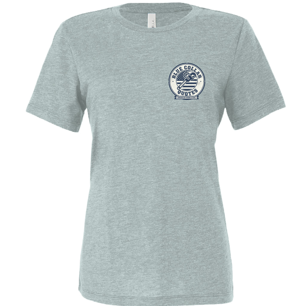Dusty Blue Triblend - FRONT