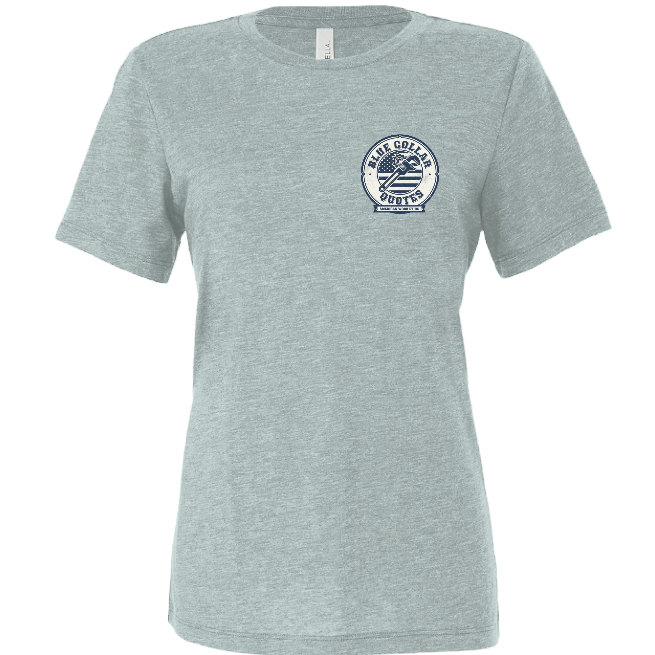 Dusty Blue Triblend - FRONT