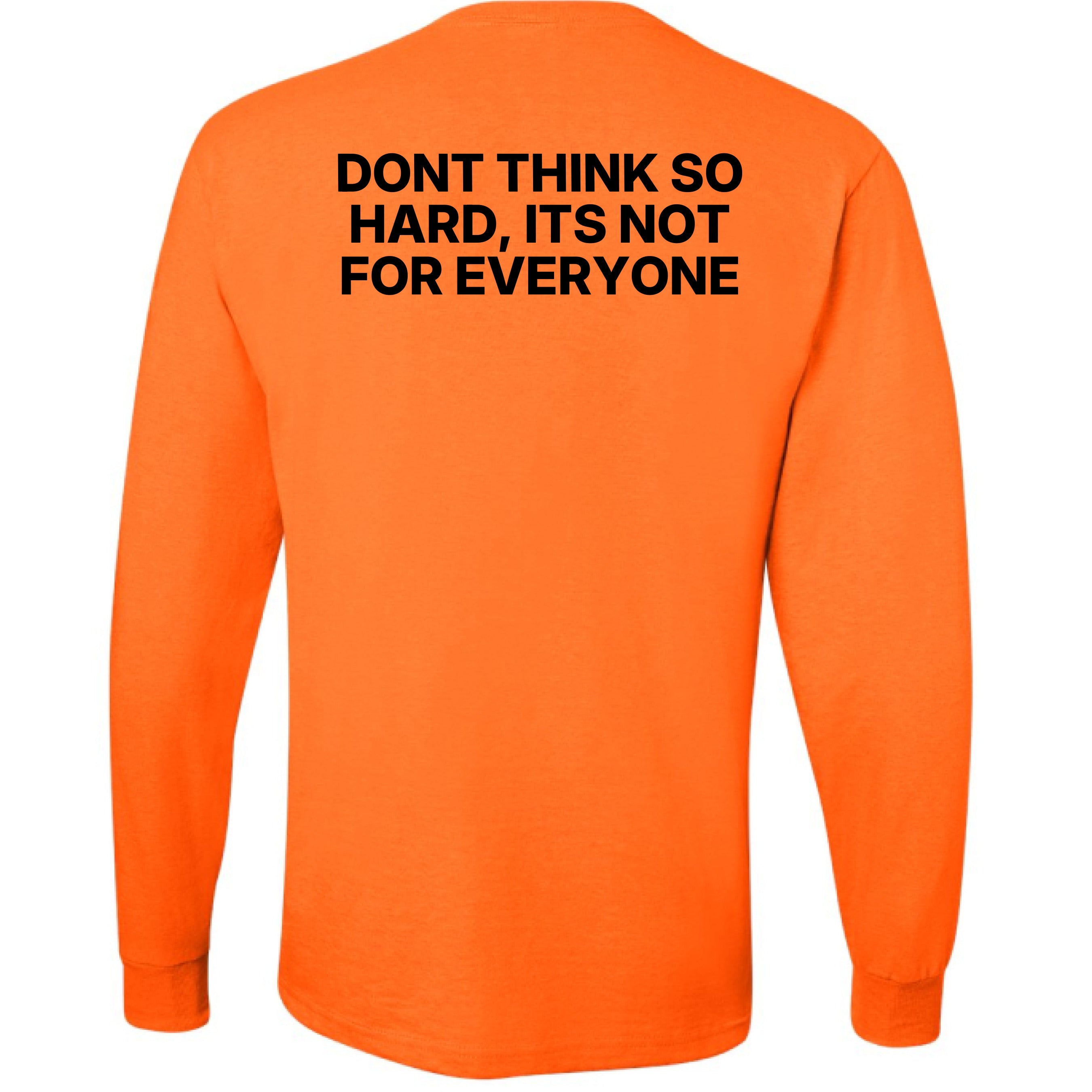 SAFETY ORANGE - BACK